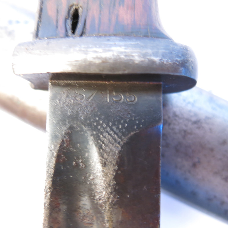 Baionnette fusil  Mauser 98K S/155  Ref numero 340