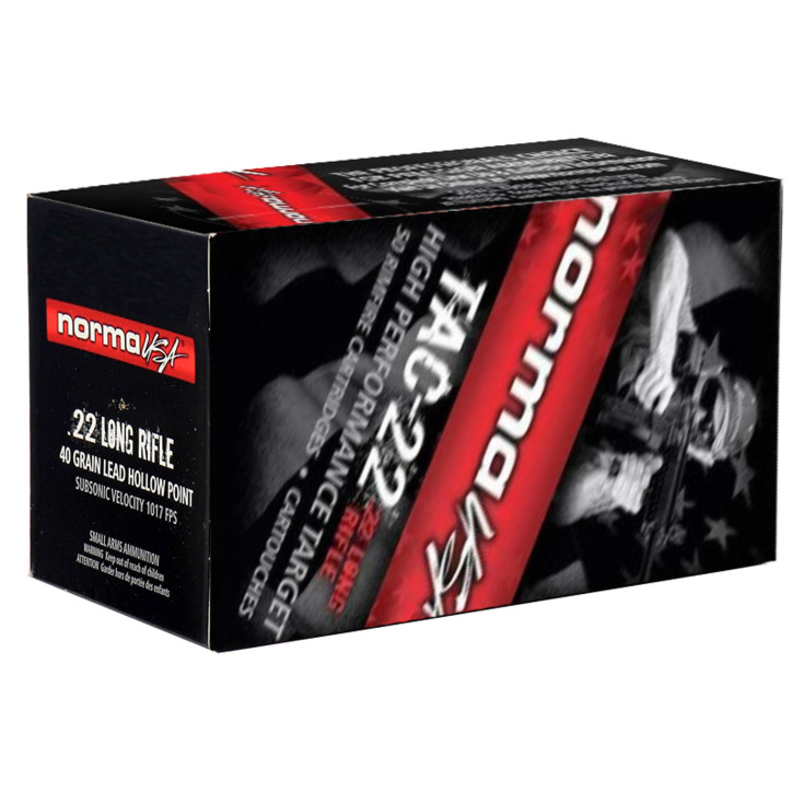 Boite de 50 cartouches 22 LR Norma Subsoniques