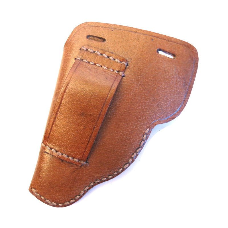 Etui cuir pistolet 6.35 de poche Le Français ref bab 08/22