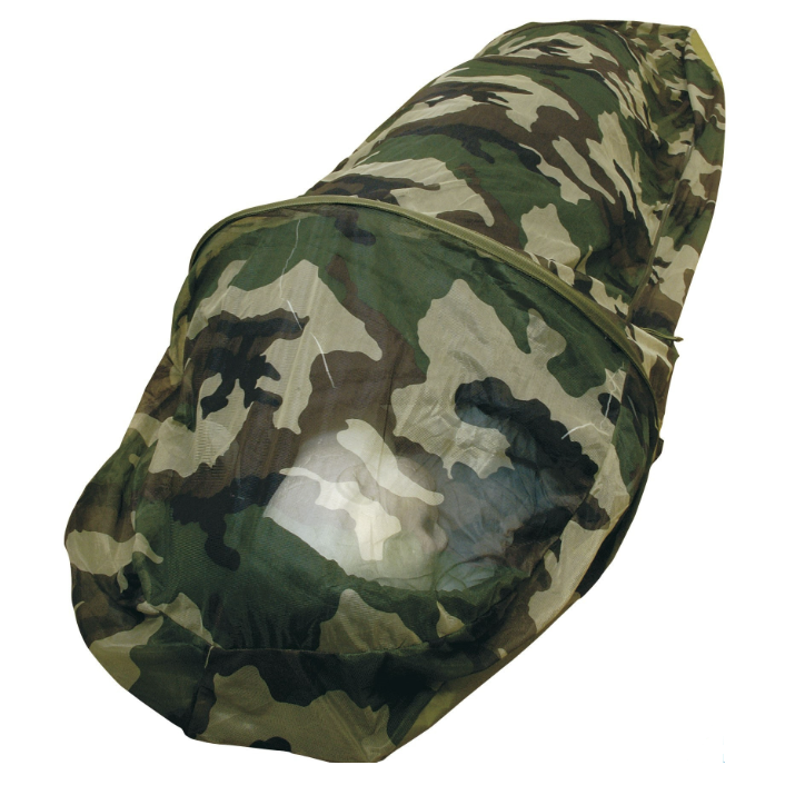 Moustiquaire de sac de couchage camouflage