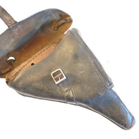 Etui cuir Luger P08 original ref et 557