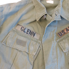 Veste tropicale coton 1968 US Vietnam ref Glenn