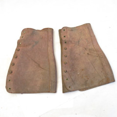 Paire de guetres cuir ref gu 996