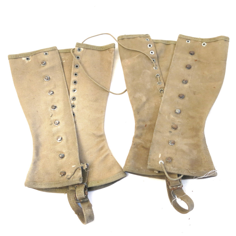 Paire de guetres originales  US army ref gu77