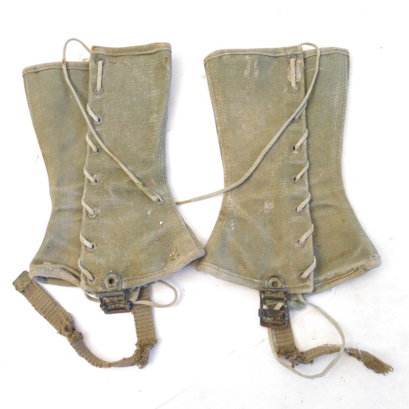 Paire de guetres originales  US army ref gu66