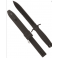 Couteau de combat avec scie et fourreau noir