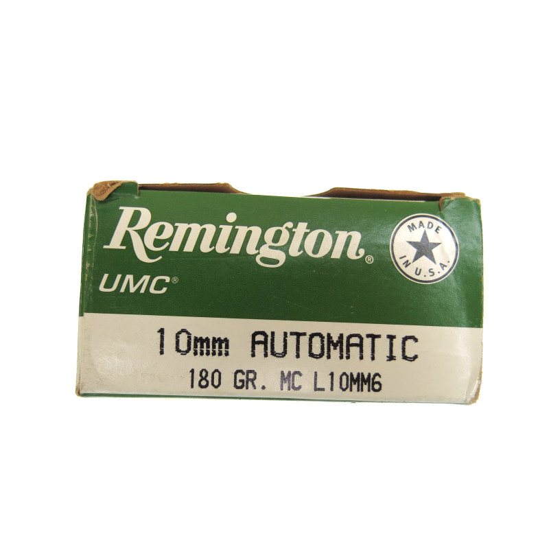 Boite de 50 cartouches Remington 10 mm Auto 180 GR