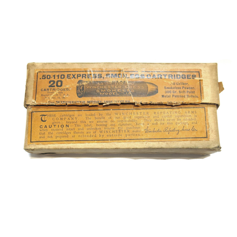 cartouche calibre 50-110 express Winchester 