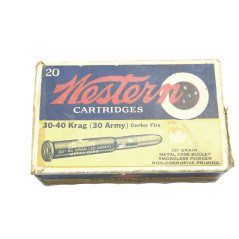 Cartouche 30-40 Krag Western 30 army 