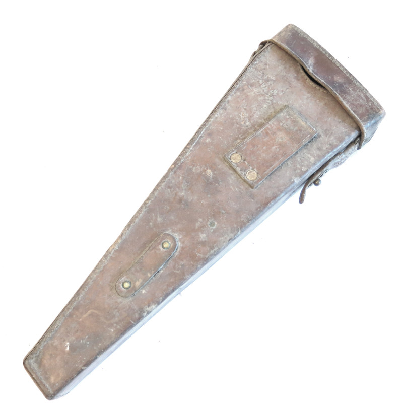 Etui cuir de periscope de tranchée Francais 1940 ref pe 66