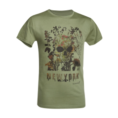 T-Shirt D.Five Skull Flowers