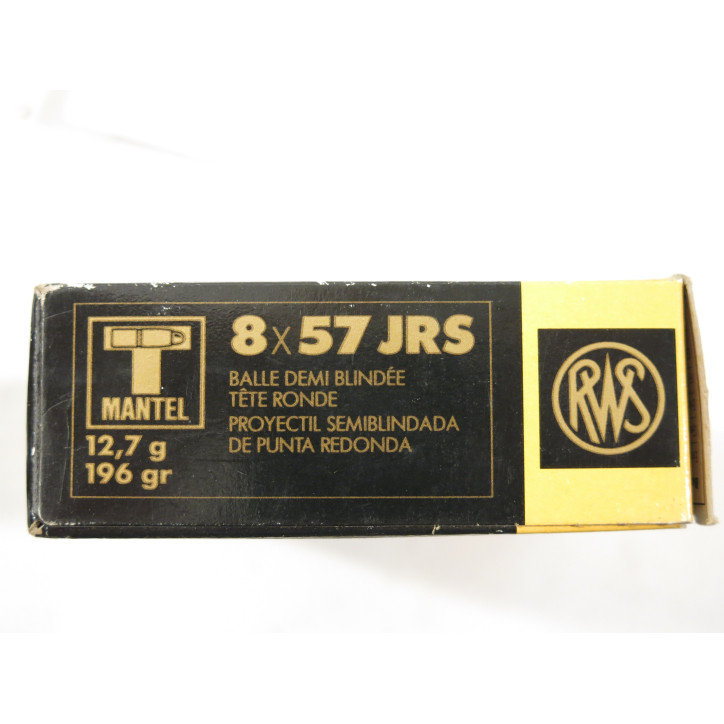 Boite de 20 cartouches 8 x 57 JRS RWS 