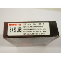 Boite de 20 cartouches 8 x 57 JRS Norma 196 gr Oryx