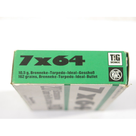 Boite de 20 cartouches 7 x 64 RWS 162 gr