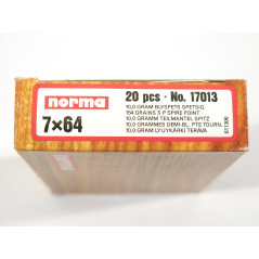 Boite de 20 cartouches 7 x 64 Norma 154 gr