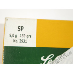 Boite de 20 cartouches 7 x 64 Sellier Bellot 139 gr