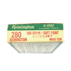 Boite de 20 cartouches 280 Remington RP