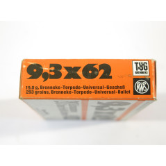 Boite de 20 cartouches 9.3 x 62 RWS 293 gr
