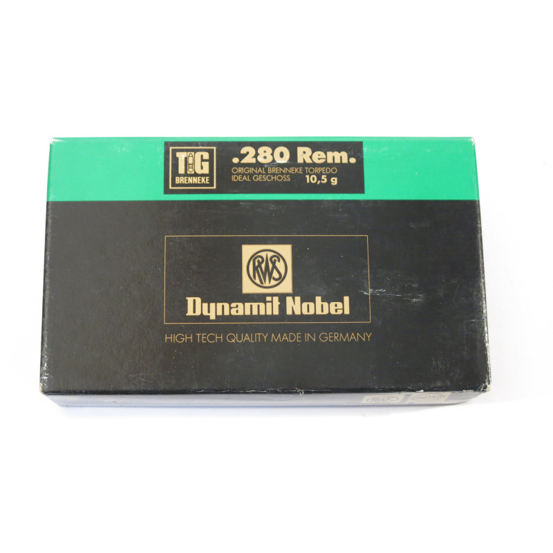 Boite de 20 cartouches 280  Remington  fab RWS 