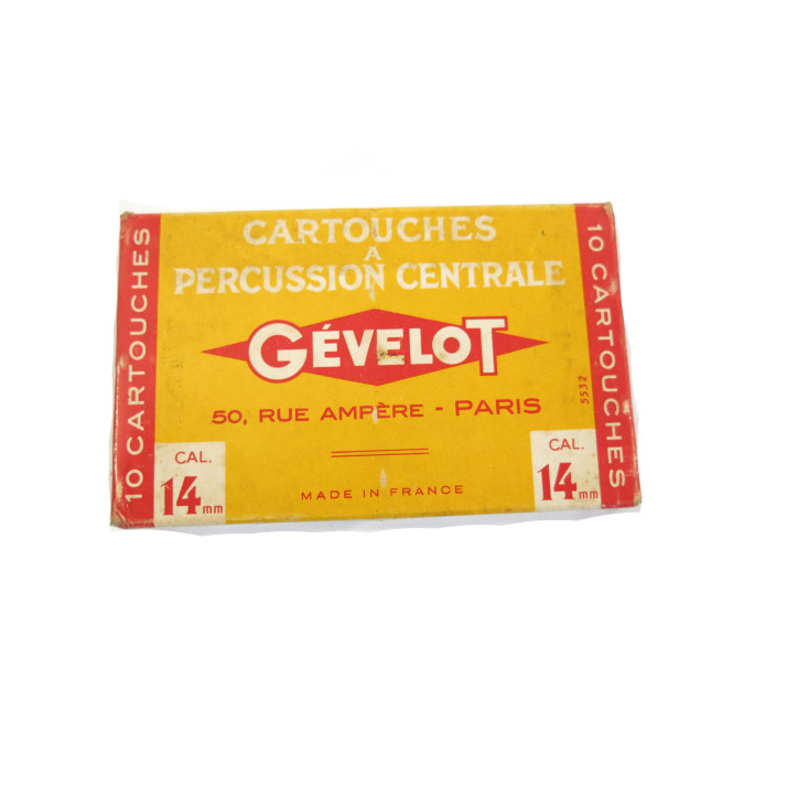 Boite de10 cartouches calibre 14 Gevelot ref 1 