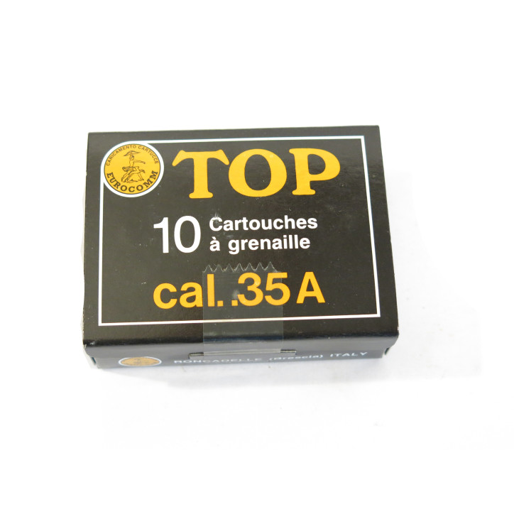 Boite de 10 cartouches calibre 35 grenailles categorie C 