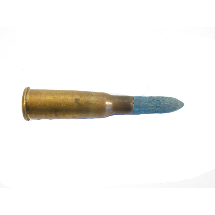 Cartouche 8 Lebel balle bois bleue 