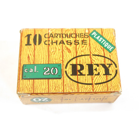 Boite de 10 cartouches calibre 20 REY super trident