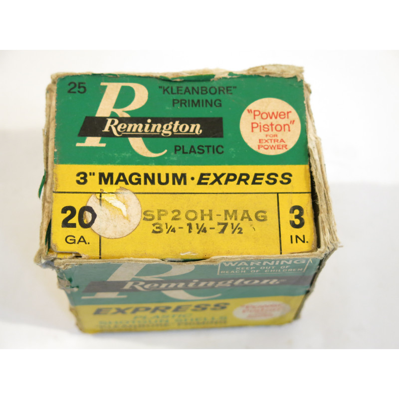 Boite de 24 cartouches calibre 20 magnum express Remington 
