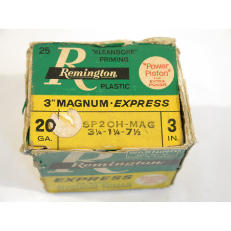 Boite de 24 cartouches calibre 20 magnum express Remington