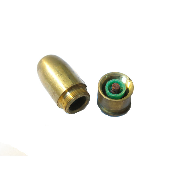 Cartouche calibre 45 pour tir avec amorce a blanc  ref un 