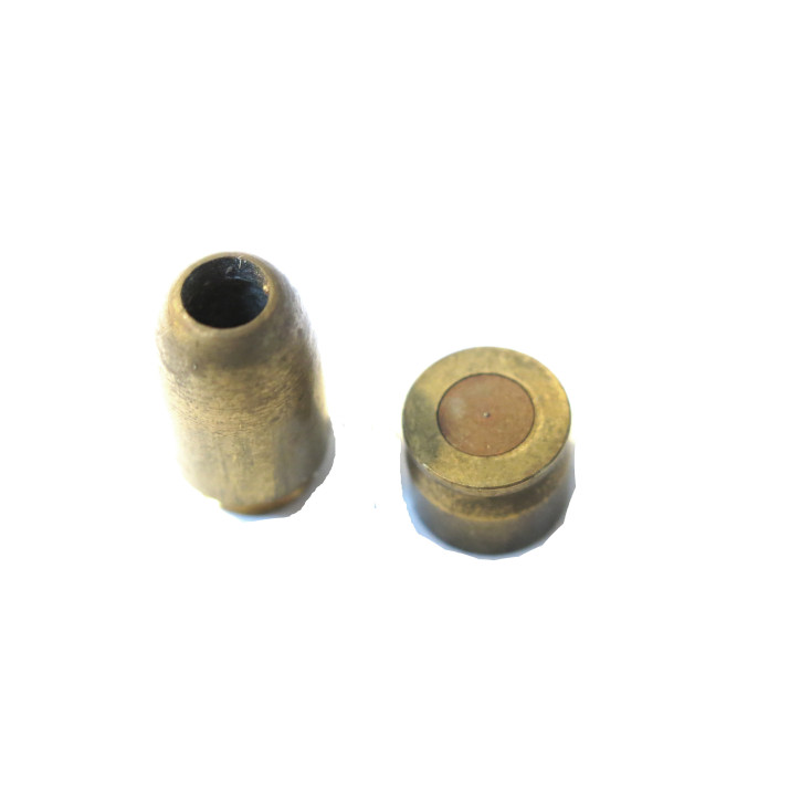 Cartouche calibre 45 pour tir avec amorce a blanc  ref un 