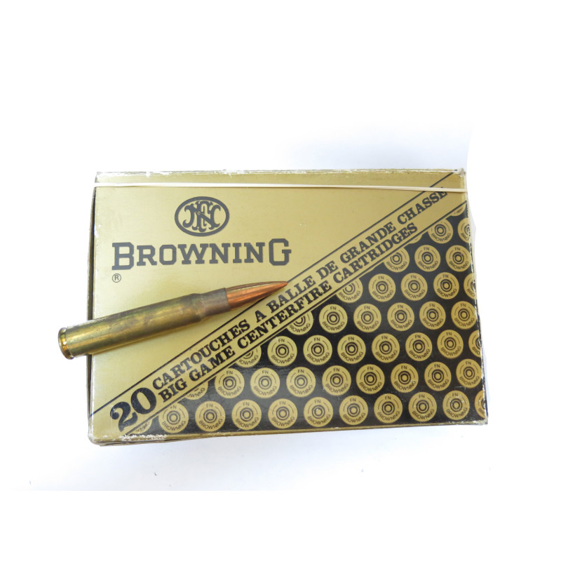 Boite de 20 cartouches 8 x 60 S Browning   200gr