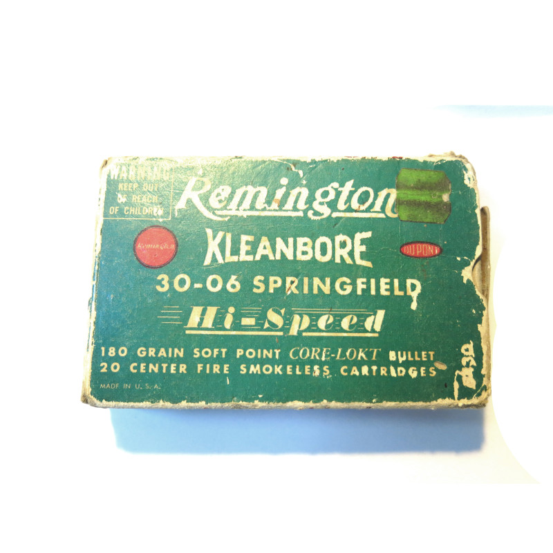 Boite vide ancienne 30-06 Remington ref rem 21 b49