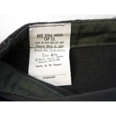 Calot US original  1941 taille 6 7/8 ref ca 488