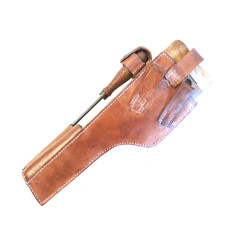 Etui crosse bois avec cuir pistolet C96 Mauser modèle 1912 -1916