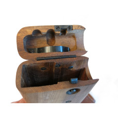 Etui crosse bois avec cuir pistolet C96 Mauser modèle 1912 -1916