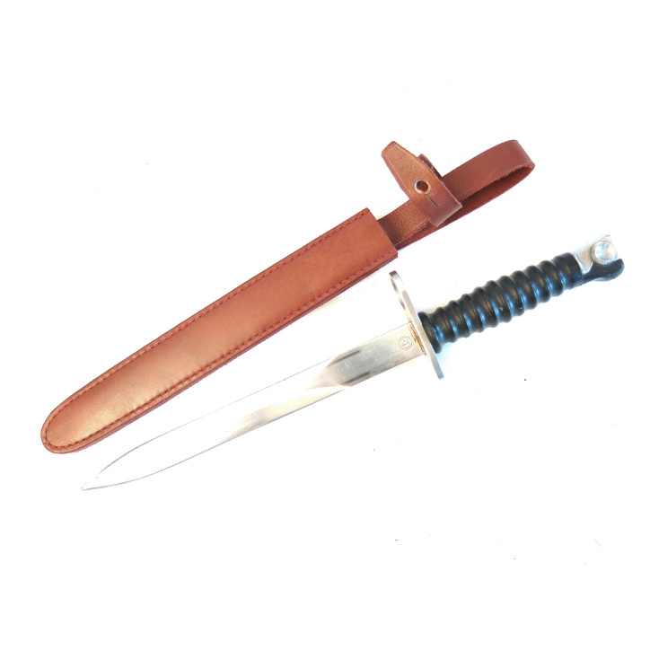 Baïonnette FSA SIG 57 avec fourreau cuir  