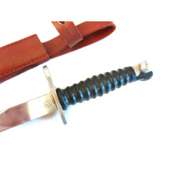 Baïonnette FSA SIG 57 avec fourreau cuir  