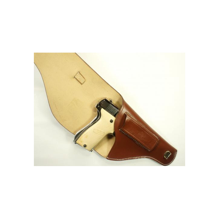 Etui cuir MAB D marqué AF