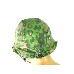 superbe couvre casque ancien Waff camouflé à crochets