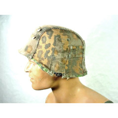 Super Cover helmet  old Waffen camo a crochets