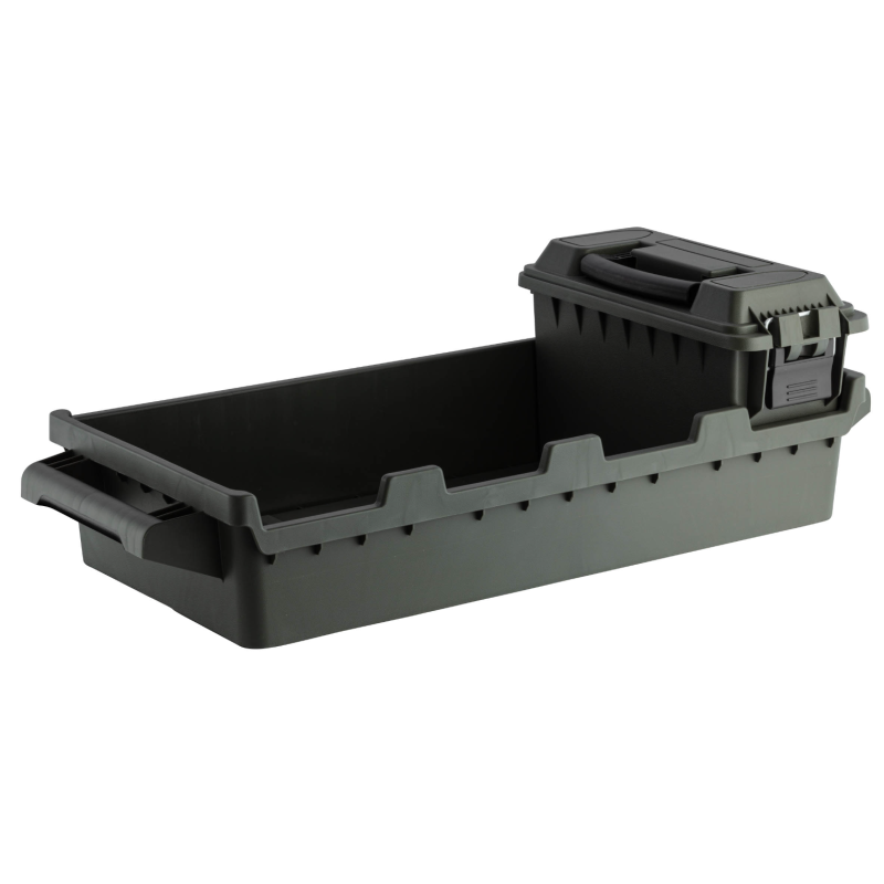 Set 4 caisses à munitions avec bac de transport