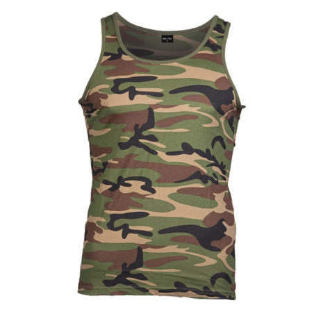 Débardeur Coton Camouflage