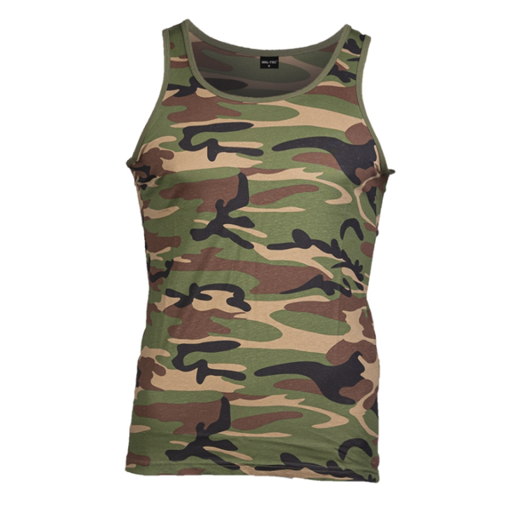 Débardeur Coton Camouflage