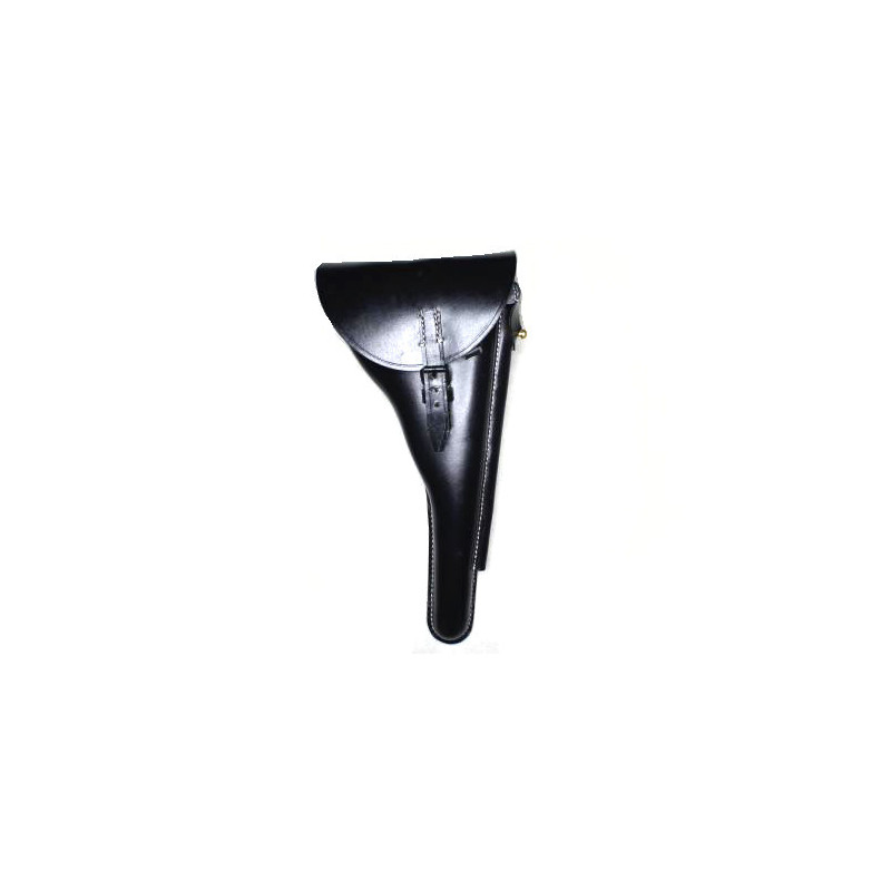 Etui cuir P08 Marine noir