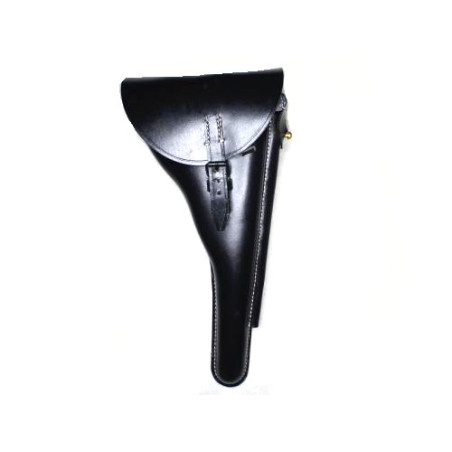 Etui cuir P08 Marine noir