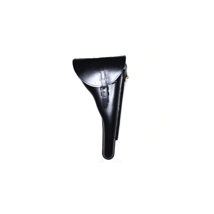 Etui cuir P08 Marine noir