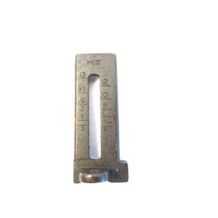 Corps de hausse fusil Enfield marquage Mk 3 oeilleton petit trou 
