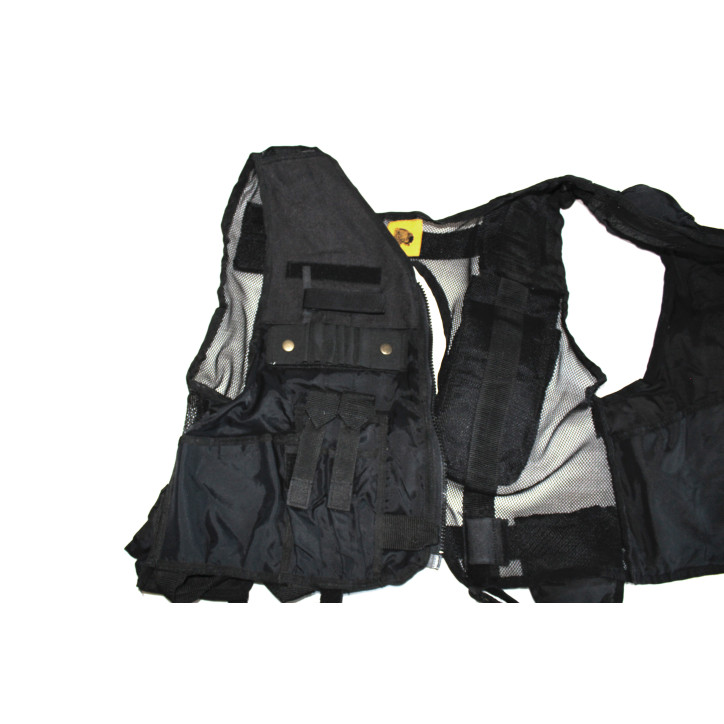 Gilet d'assaut noir léger