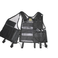Gilet tactique maille légère multi-poches